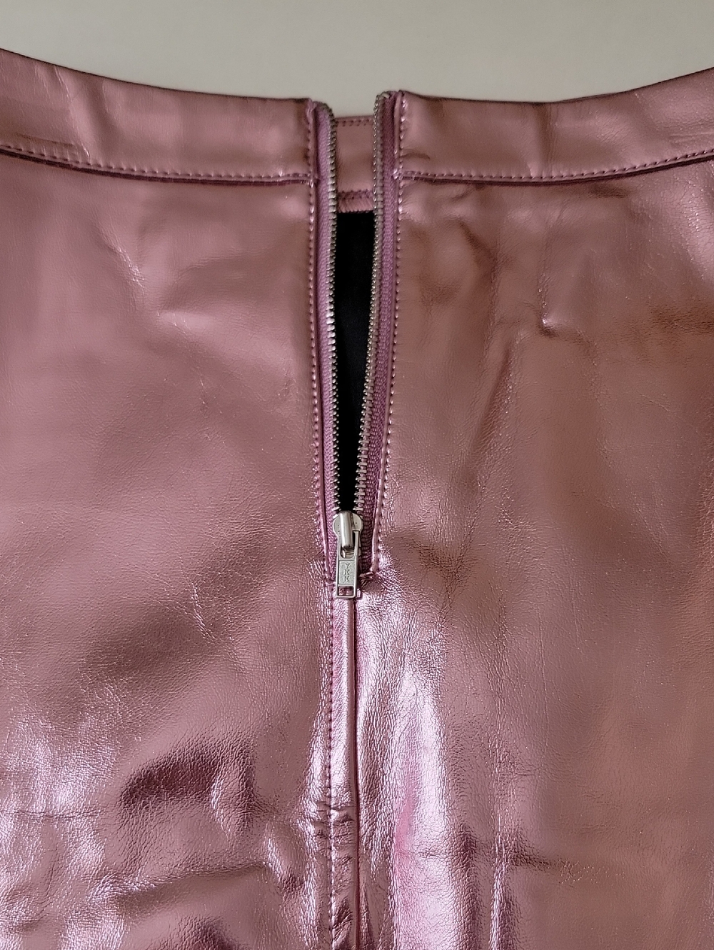 Art Class Girls Mini A‑Line Skirt Metallic Pink Size XL 14 · Shiny Finish - Picture 6 of 11